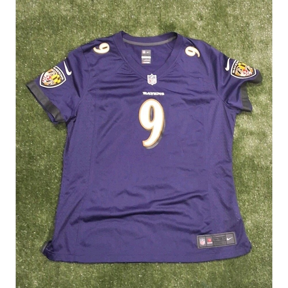 Justin Tucker Baltimore Ravens Nike Jersey XL Purple #9 NFL Football Shirt